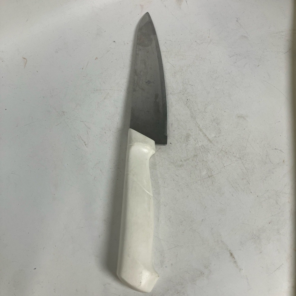 JA Henckels International Knife Chefs White Handle Spain Stainless Modern